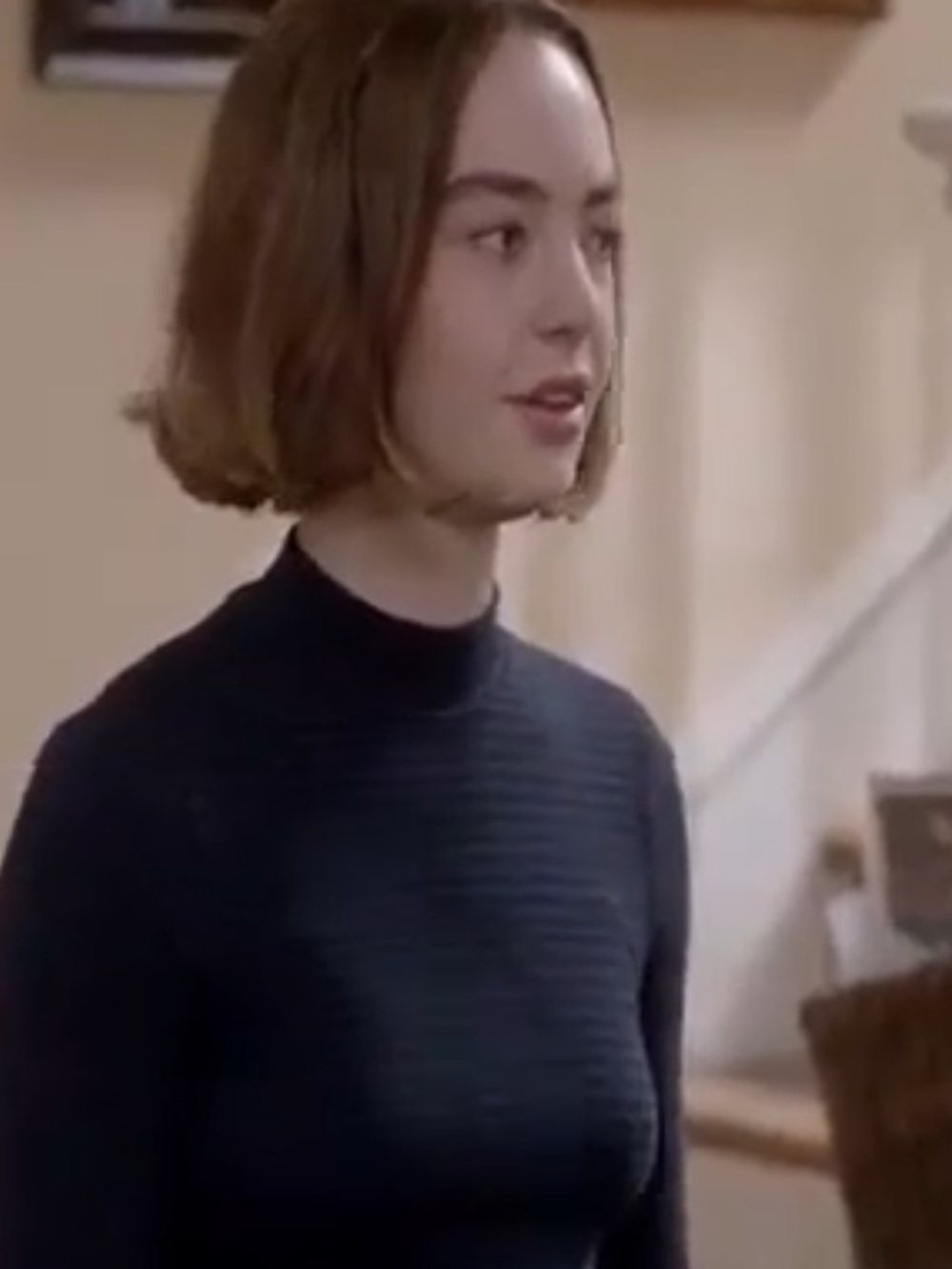 AMERICAN APPAREL LONG SLEEVE DRESS WORN ON THE SET OF THE SHOW ATYPICAL SZ S